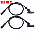 Set Of 2 Fuel Injector With Pigtail Harness Compatible Polaris Ranger Rzr Sportsman 700 800