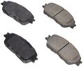 Centric 105 09061 Posi Quiet Premium Ceramic Disc Brake Pad Set With Shims For Select Toyota And Lexus Model Years 