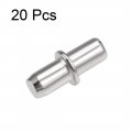 Uxcell Shelf Bracket Pegs 5x16mm Stainless Steel Cylindrical Shape Holder Support Pins For Cabinet Bookcase 20 Pcs