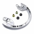 Httmt Mt332- Motorcycle Chrome Rear Passenger Grab Bar Handle Rail Hayabusa Logo For 2008 2009 2010 2011 2012 2013-2019 Suzuk 
