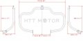 Httmt Eg02-iii- Black Engine Guard Highway Crash Bar Compatible With H-d Touring 1997-2008 2007 2006 2005
