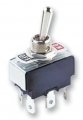 Multicomp Pro Mcr13-28b-01 Toggle Switch Dpdt Panel Mount On-on Non Illuminated 15 A-6pack 