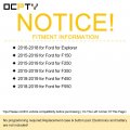 Ocpty 2 Key Fob Shells Case Ford Explorer F150 F250 F350 F450 For F550 2015-2019