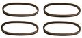 4 Torque Converter Drive Belts Fits Comet 20 340 Series 203583 203583a Karts By The Rop Shop
