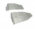 Stainless Steel Front Center Rear Chassis Armor Skid Plate Set Fits Arrma 1 10 Big Rock Crew Cab Typhon 3s Hollow 