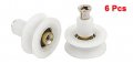 Uxcell 6 Pcs 22mm Dia Sliding Gate Wheel Roller For Wardrobe Door