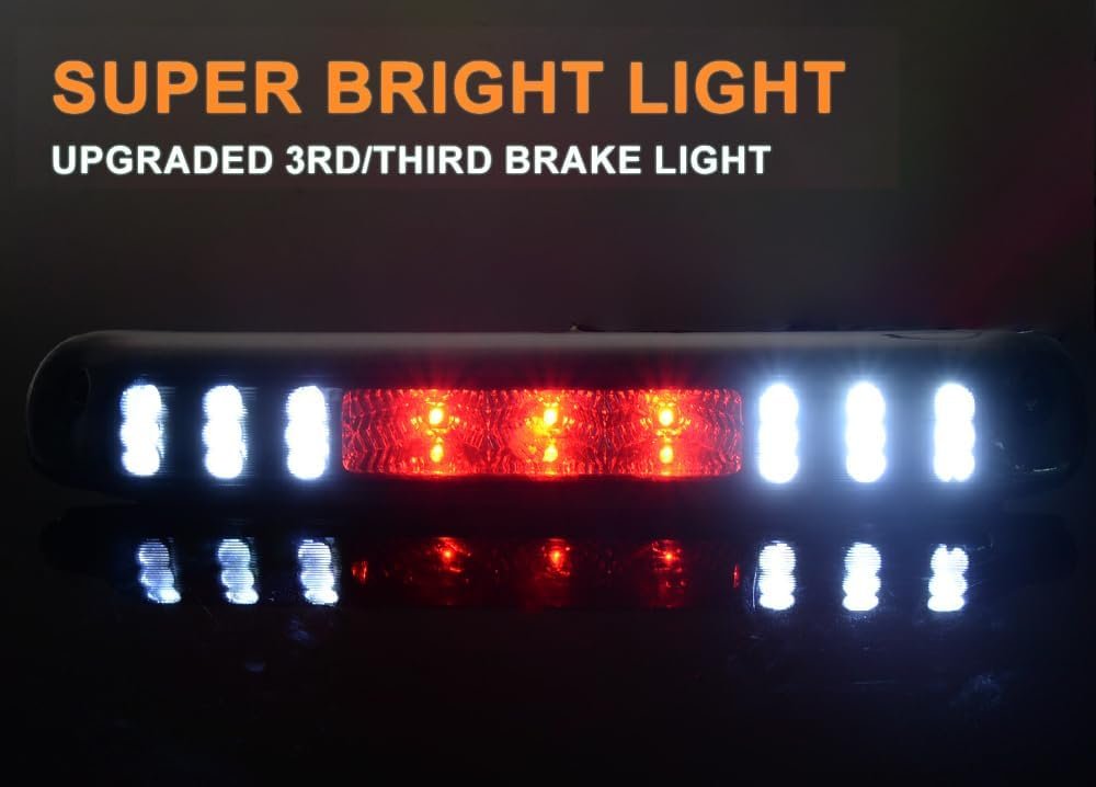 Led Third Brake Light For Chevy Silverado And Gmc Sierra 1500 2500 3500 1999 2006 Smoky Lens Chrome Housing Cargo Tail Stop