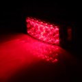 Ocpty 2pcs Side Marker Assembly Red 20led Fender Waterproof 12v Turn Signal Indicator Light Lights Compatible With Truck Bus