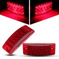 Ocpty 2pcs Side Marker Assembly Red 20led Fender Waterproof 12v Turn Signal Indicator Light Lights Compatible With Truck Bus 