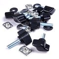 Hardtop Hardware Kit Quick Release Thumb Screws For Jeep Wrangler Jk Tj Yj 8 Piece Set Fits 1995 To 2018 Sport Sahara Rubicon 