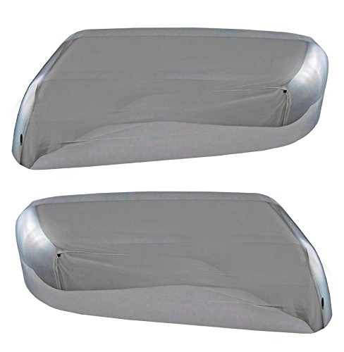 Top 1 2 Upper Chrome Mirror Covers Lays Over Factory Original Mirrors For Ford F-150 2009-2014