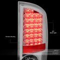 Auto Dynasty Led Rear Tail Lights Brake Lamps Compatible With Dodge Ram 1500 2500 3500 02-06 Driver And Passenger Side Chrome