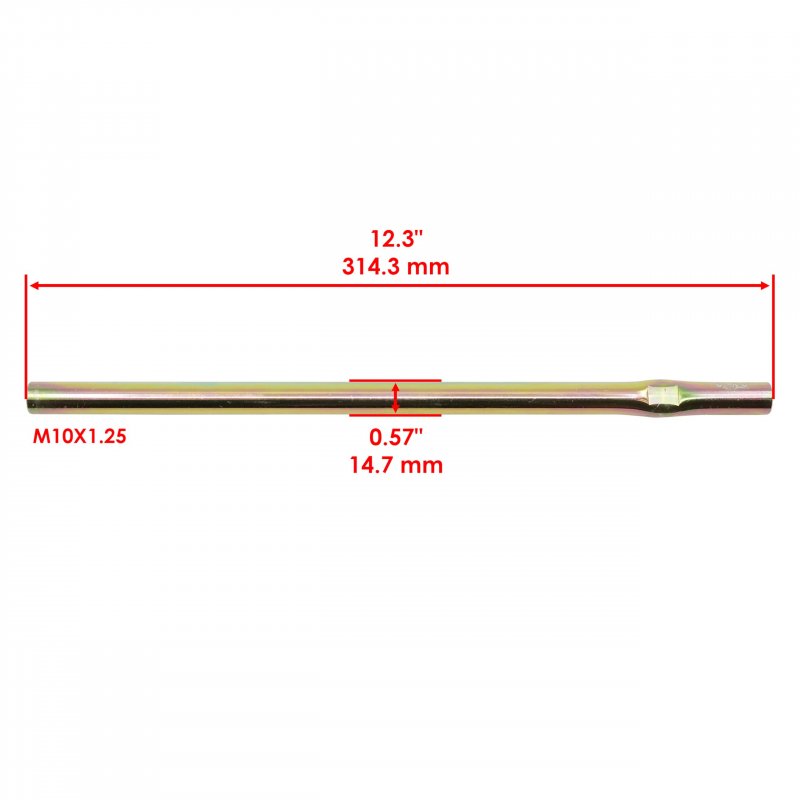 Left Or Right Tie Rod For Polaris Phoenix 2007 2023 Sawtooth 200 Thread Size M10 1 25 Length 12 In Part