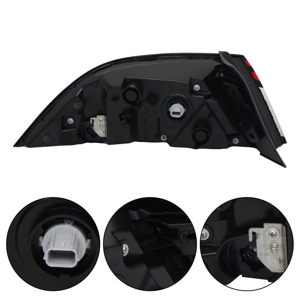 Tail Lamp Light Replacement For Accord 2023-2024 Red Lens Passenger Side Brake Outer 3350030aa01