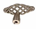 Gliderite Hardware 3041-sn-10 Birdcage Oval Cabinet Knob 10 Pack 2 Satin Nickel 