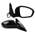 Passenger Side Mirror For 2019 2023 Nissan Altima Heated With Turn Signal Power Adjustment Manual Fold 6 Pin Black Replaces 
