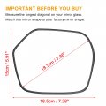 Uxcell Car Left Driver Side Heated Mirror Glass Replacement W Backing Plate For Honda Cr-v 2007-2011