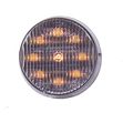 M09100ycl Amber 2 In Led Clear Lens Clearance Marker Light Polycarbonate Housing Dot Approved For Cars 