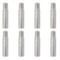 Brass Tire Stem Extenders 39mm 8 Piece Kit Screw-in Design With Integrated Cap 