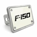 Ipick Image Made For Ford F-150 Uv Graphic White Plate Billet Aluminum 2 Inch Tow Hitch Cover