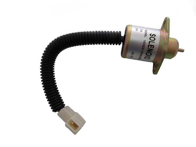 Fuel Shut Off Shutdown Solenoid For Kubota Yanmar Synchro Start Sa4569t 12v