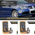 Front Full Led Amber Side Marker Lamps For 2005-2010 Vw Gti Jetta Rabbit R32 Mk5 Clear Lens Left Driver Right Passenger Pair