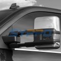 Nova Fit For 2014-2018 Chevy Silverado Sierra 1500 2500 3500 Towing Mirrors Tow Power Heated Turn Signal Clearance Lamp Smoke 