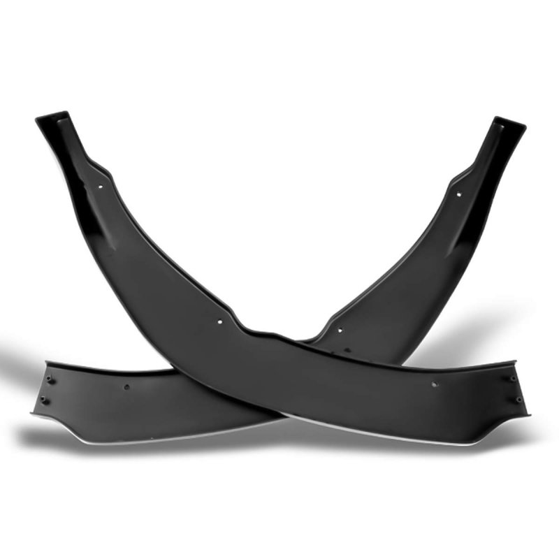 3pcs Car Front Bumper Lip Spoiler Wing Body Kit For Toyota Camry Se Xse 18-22 Carbon Fiber Look