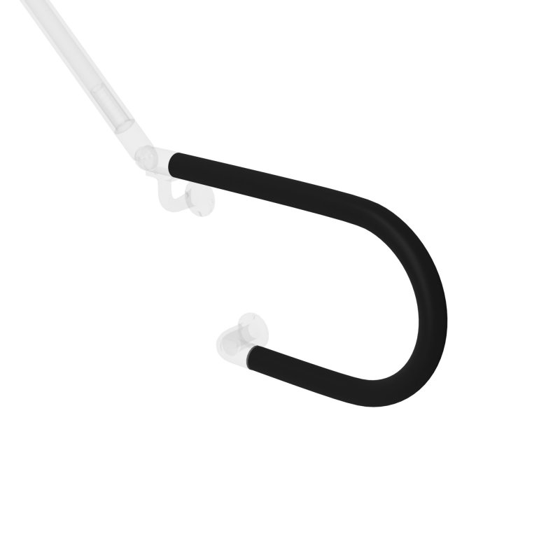 Deckorators 180 Degree Return Loop Textured Black