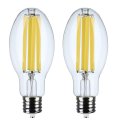 Satco S13187 28w Led Hid Replacement Bulb 4000k Cool White 5000 Lumens Ex39 Mogul Extended Base Clear Finish 80 Cri 