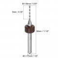 Uxcell Pcb Drill Bits 1 05mm Tungsten Carbide Rotary Tool Jewelry Cnc Engraving Print Circuit Board Micro 8 Inch Shank 5 Pcs