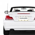 Foruidea Bees Matte Aluminum License Plate Frame With Black Screw Capsi 2pcs 2 Holes Licensess Frames Car Plate Covers Holders