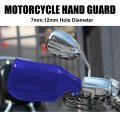 Uxcell Pair Blue Plastic Motorcycle Handlebar Brush Bar Guard Handguard Hand Protector Replacement For Yamaha