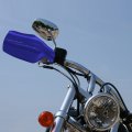 Uxcell Pair Blue Plastic Motorcycle Handlebar Brush Bar Guard Handguard Hand Protector Replacement For Yamaha