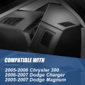 Auto Dynasty Factory Style Dash Air Vent Covers Compatible With Chrysler 300 Dodge Charger Magnum 05-07 Driver And Passenger