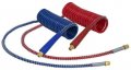 Tectran Proflex-spa Air Brake Hose Assembly Coil Set Premium Flexible Grips 1 2a Npt Fittings 12 Trailer Lead Winter Cold Rated 
