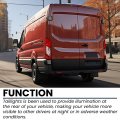 Kuafu Driver Side Tail Light Compatible With 2015-2022 Ford Transit 150 250 350 350hd Replacement For Fo2800242 Ck4z13405alight