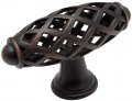 Cosmas 10 Pack 1749orb Oil Rubbed Bronze Cabinet Hardware Birdcage Knob 