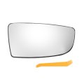Car Rearview Right Passenger Side Lower Part Mirror Glass Replacement W Backing Plate Non-heated White For Ford Transit T150 