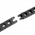 Uxcell Drag Chain Cable Carrier Closed Type With End Connectors R18 10x10mm 1 Meter Plastic For Electrical Cnc Router Machine