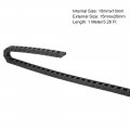 Uxcell Drag Chain Cable Carrier Closed Type With End Connectors R18 10x10mm 1 Meter Plastic For Electrical Cnc Router Machine