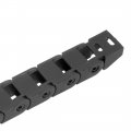 Uxcell Drag Chain Cable Carrier Closed Type With End Connectors R18 10x10mm 1 Meter Plastic For Electrical Cnc Router Machine