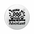 1080 Graphics Hilarious Memes Perfect For Dog Lovers I Think My Loves Adventure Key Chain Double Sided Stainless Steel Keychain 