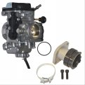 Zoom Parts Intake Manifold Carburetor Boot For 1999 2000 2001 2002 2003 2004 Yamaha Bear Tracker 250 Yfm250 Yfm Carb