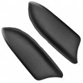 Waltyotur 2 Pcs Black Sedan Lr Door Panel Armrest Set Pu Leather Replacement For Accord 2008-2012