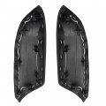 Waltyotur 2 Pcs Black Sedan Lr Door Panel Armrest Set Pu Leather Replacement For Accord 2008-2012