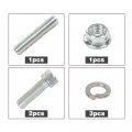 G-plus Small Block Stainless Steel Engine Bolt Kit Set Compatible With 265 283 302 305 327 350 And 400 Sb Chevy Engines W
