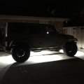 8 Pods Magnetic White Rock Lights 6000k Pure Ip67 Waterproof Undercarriage Lighting Kit For Trucks Suv Atv Utv Boats 4m 