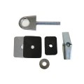 Universal Stake Pocket Anchor Point 2 Pack For Truck Bed Pickup And Trailer Chrome Plated Finish 77083amz