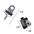 Universal Stake Pocket Anchor Point 2 Pack For Truck Bed Pickup And Trailer Chrome Plated Finish 77083amz
